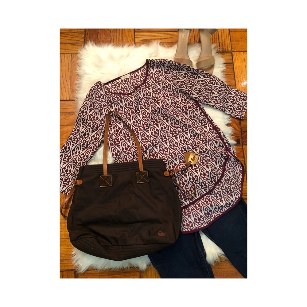 Brown (hot pink inside) Dooney & Bourke medium bag